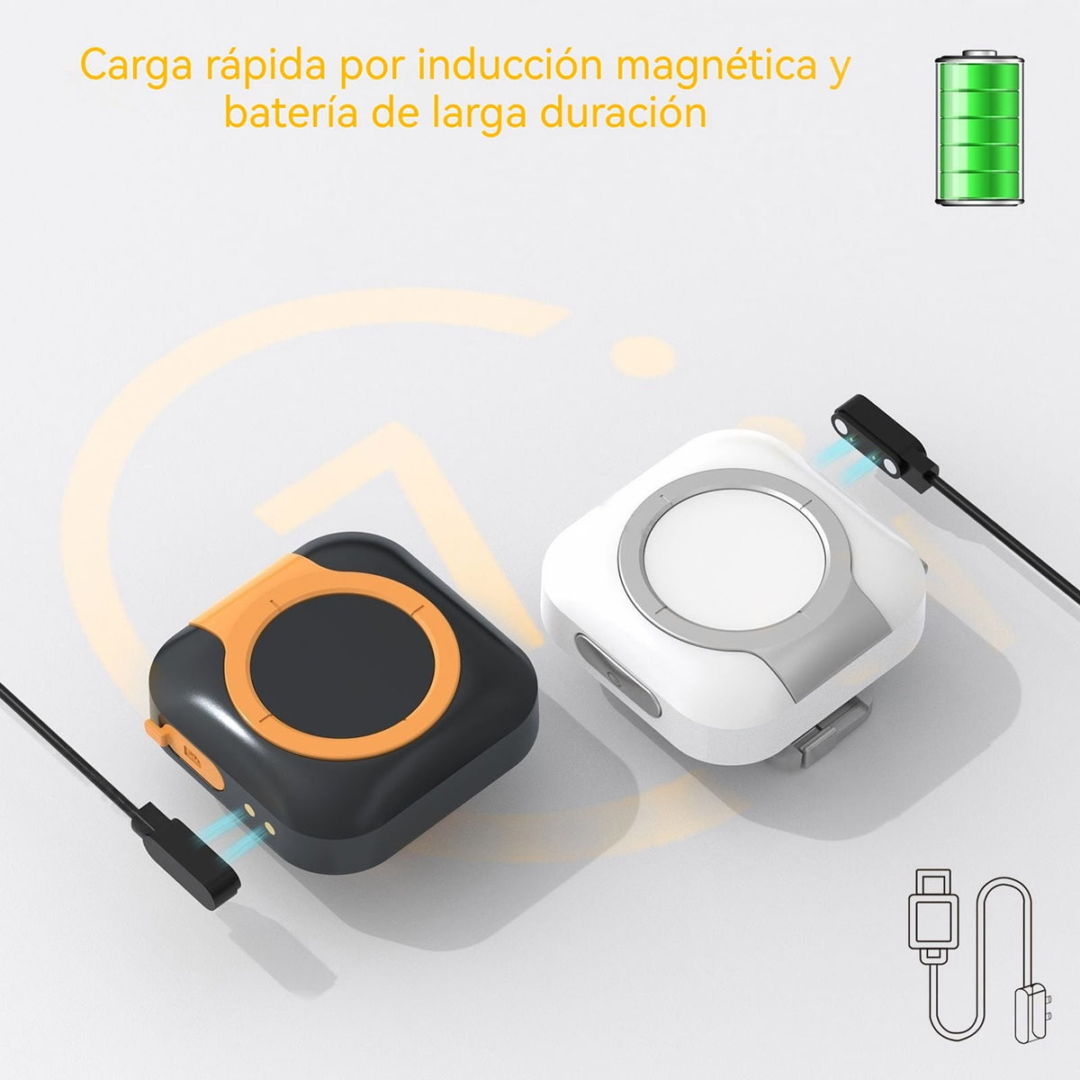 Rastreador GPS para mascotas con carga magnética