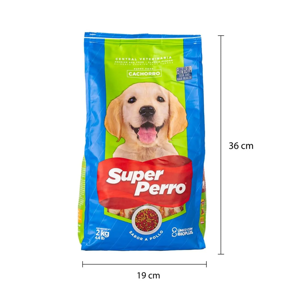 Super Perro Alimento Balanceado para Cachorros – Sabor Pollo, Nutrición Completa para Crecimiento Saludable, Receta Sin Granos, Para Razas Pequeñas y Medianas