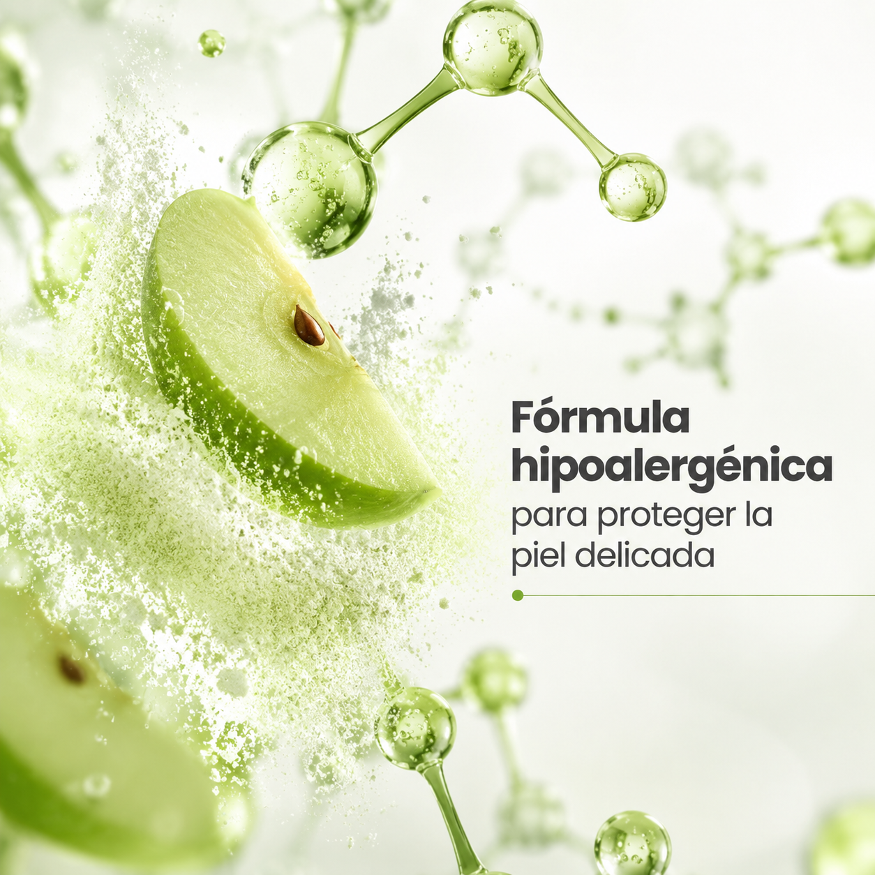 Talco Pro Pet  Antipulgas Aroma Manzana Verde – Polvo Seco para Perros y Gatos, Elimina Pulgas y Garrapatas, Refresca y Desodoriza
