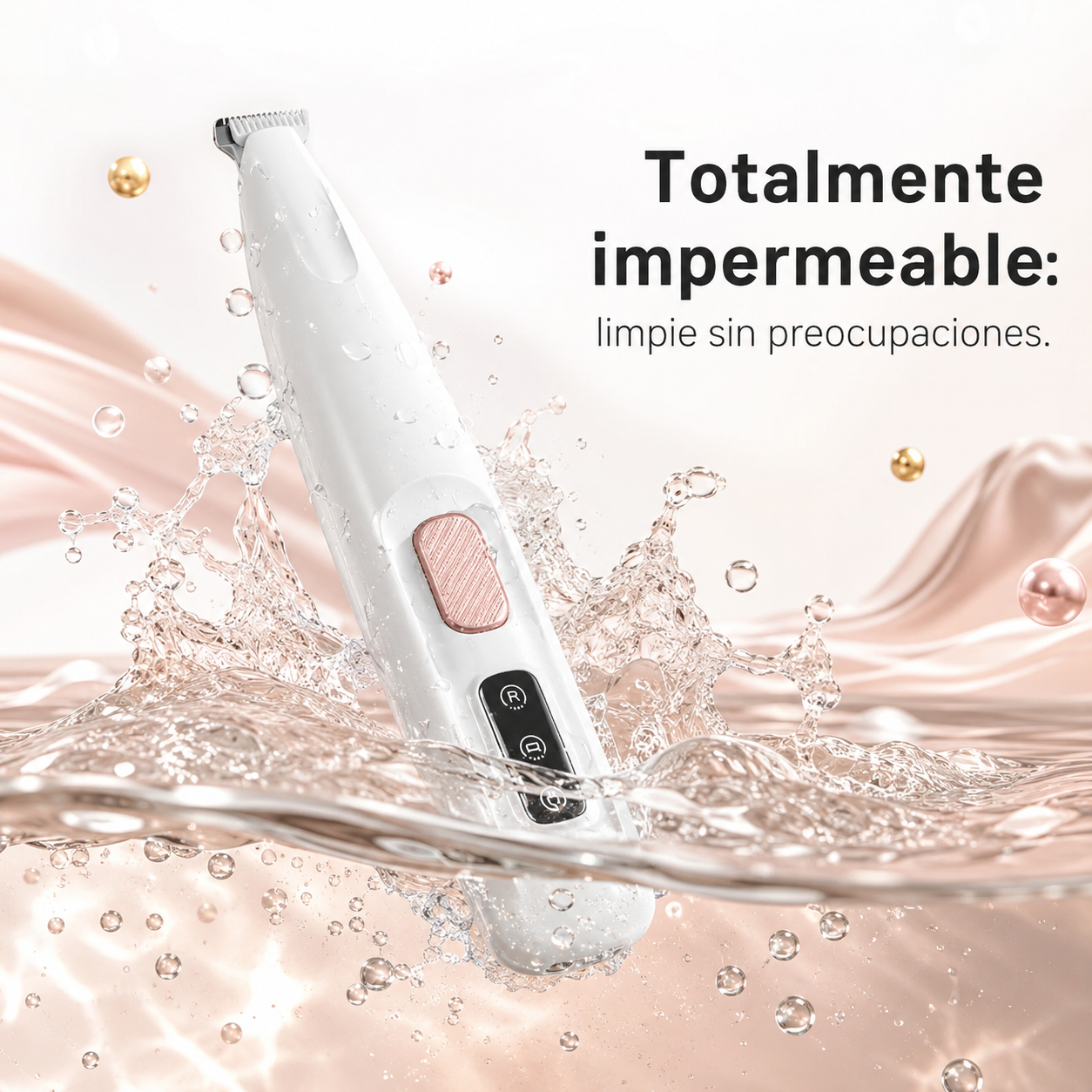 Cortapelos recargable e impermeable para perros y gatos – ideal para patas, ojos y zona trasera