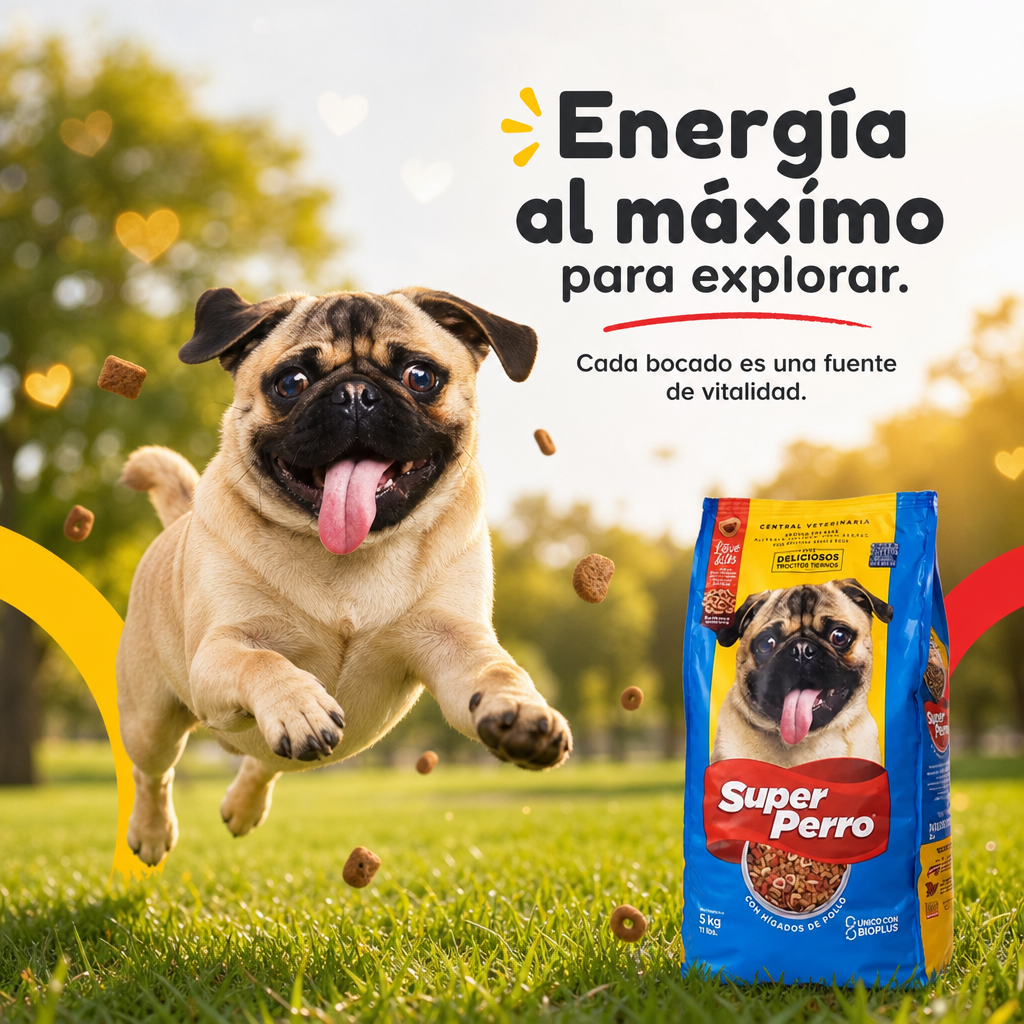 Super Perro Adulto Love Bites – Alimento Balanceado para Perros Adultos con Trocitos Tiernos, Sabor Irresistible, Nutrición Completa sin Granos