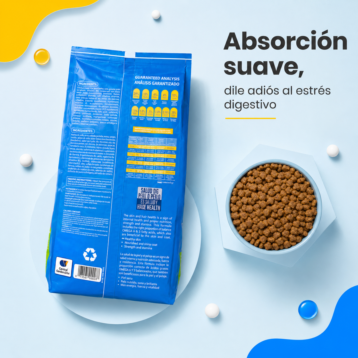 Super Perro Alimento Balanceado para Cachorros – Sabor Pollo, Nutrición Completa para Crecimiento Saludable, Receta Sin Granos, Para Razas Pequeñas y Medianas